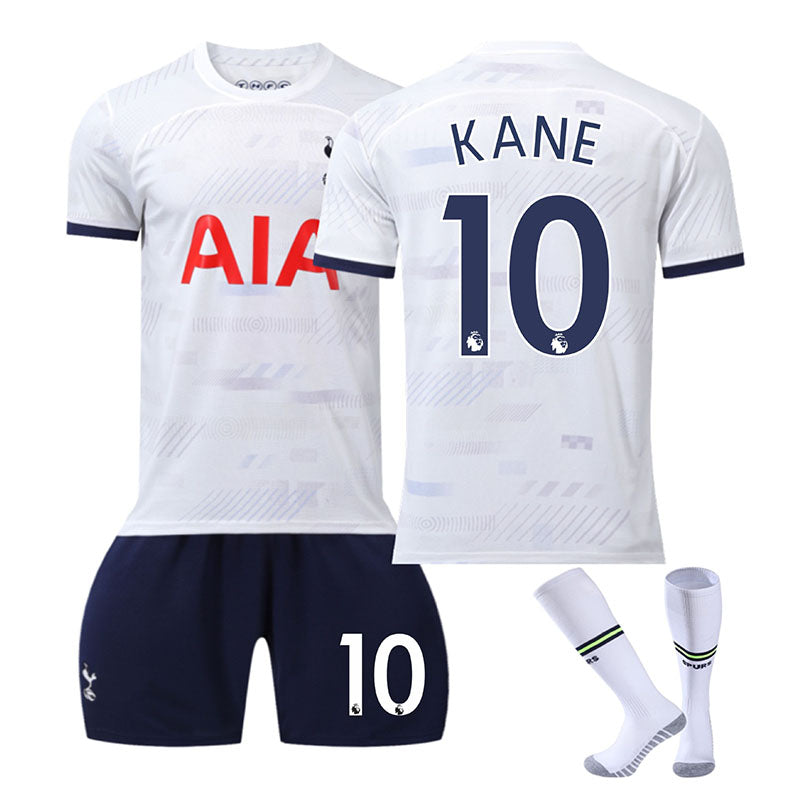 Spurs Home Jersey KANE #10 Soccer Jersey Kids Adult 3-Pieces Jersey Kits