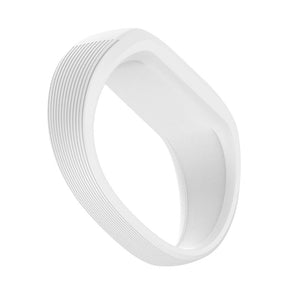 Soft Silicone Replacement Watchband for Garmin Vivofit JR Band for Kids Women Men-White