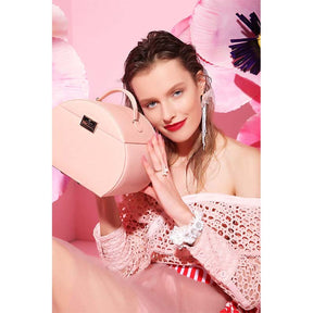 Princess Style Jewelry Box Multi-layer Large Capacity Fabulous Girls Gift-Cherry Pink