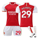 Arsenal F.C. Away Jersey HAVERTZ #29 Soccer Jersey Kids Adult 3Pcs Jersey Kits