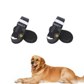 Paw Protector Dog Shoes Mesh Anti-Slip Sole Outdoor Dog Boots-Black