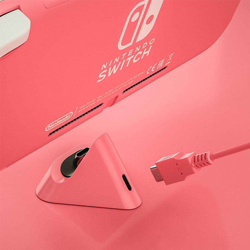 Charging Dock with Type C Port for Nintendo Switch lite-Pink