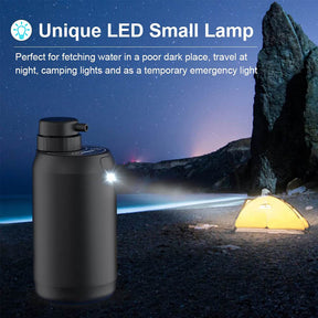 Portable Electric Water Filter System with Emergency Lighting for Hurricane Camping