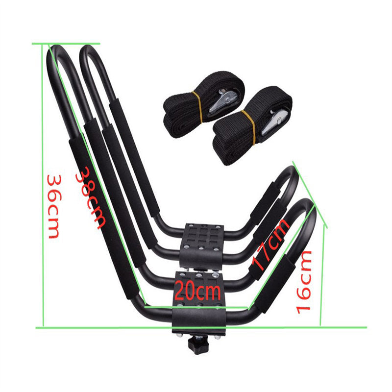 2 Pairs Car Kayak Roof Baggage Bracket Rooftop Mount Accessories