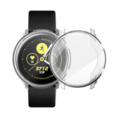 TPU Soft Slim Plating Full-Around Protective Watch Case Cover For Samsung Active-Clear