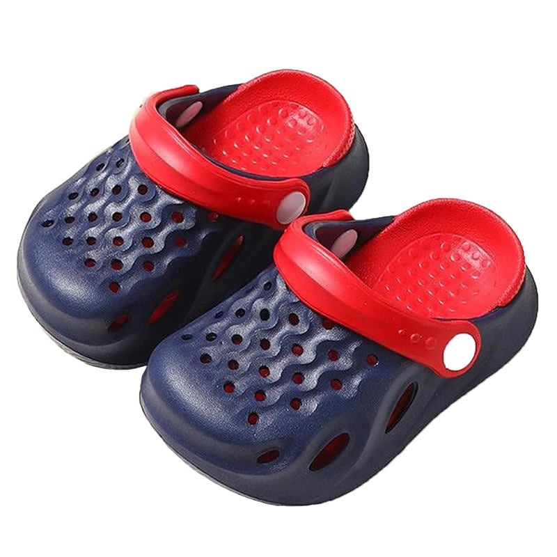 Toddler Boys Girls Clogs Lightweight Garden Slipper Non-Slip-Blue
