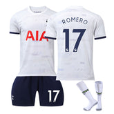 Spurs Home Jersey ROMERO #17 Soccer Jersey Kids Adult 3-Pieces Jersey Kits