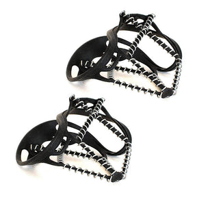 1 Pair Hiking and Walking Traction Cleats for Snow Ice and Rock