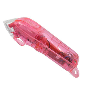 Clear DIY Back Housing Transparent Back Cover for Wahl 5-Star Series Magic Clipper Cordless 8148-Rose Red