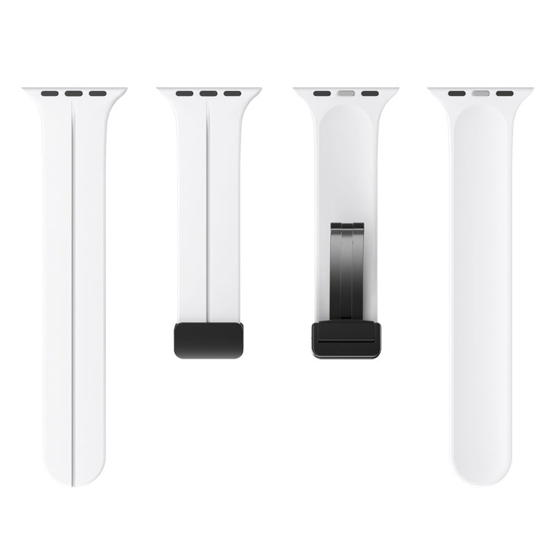 Magnetic Sports Band with Quick Release Soft Silicone for Apple Watch-5