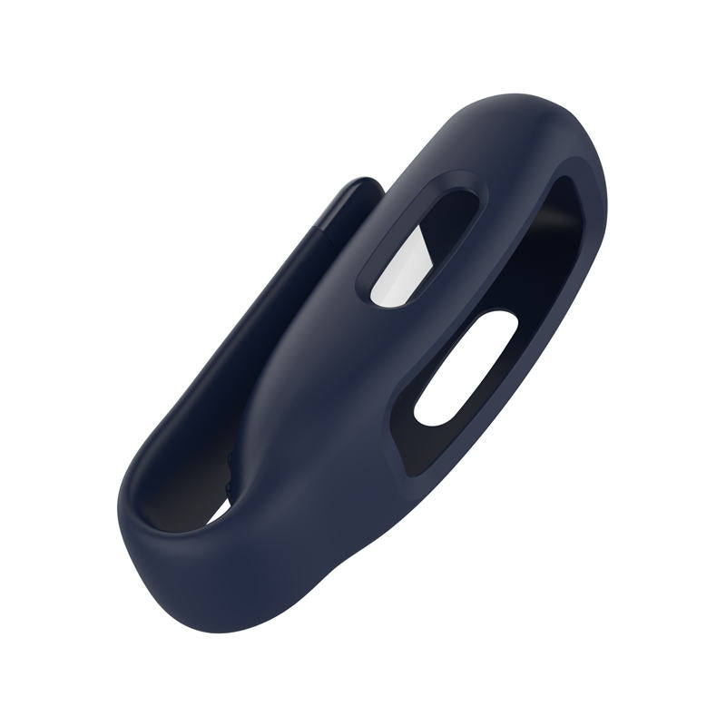 Soft Silicone Clip Holder Replacement for Fitbit Inspire 2 Sport-Midnight Blue