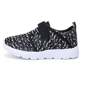 Kids Lightweight Breathable Running Sneakers Sport Casual Shoes for Boys Girls-Black