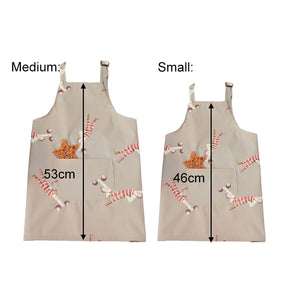 Kids Printed Stain Resistant Art Painting Apron Set-Athlete