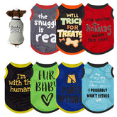 8Pcs Dog Summer Vest Lightweight Pet Clothes for Walking Running