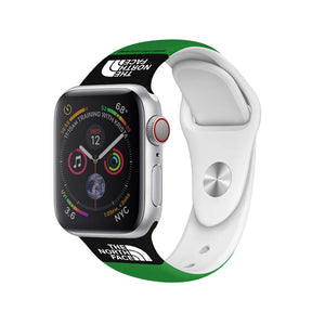 Sports Band Soft Silicone Breathable Waterproof for Apple Watch-Green1