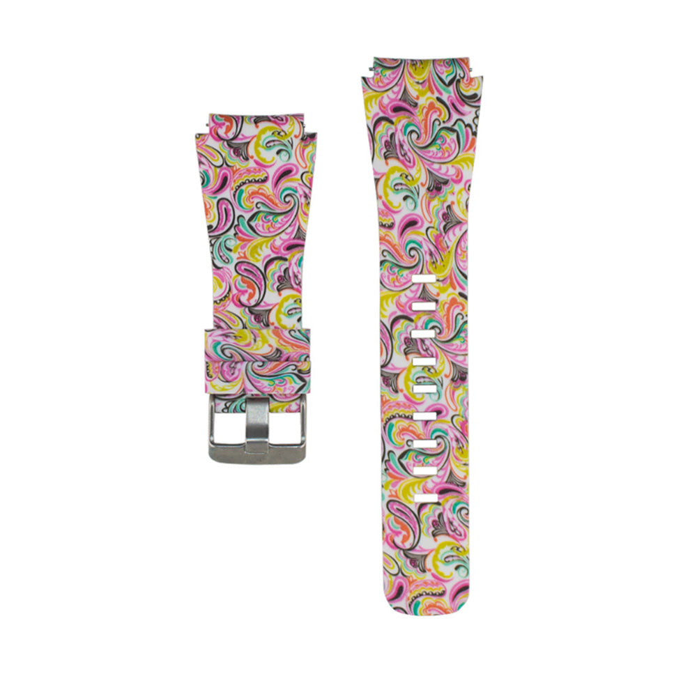 Silicone Printed Pattern Bands Square Buckle For Samsung S3/Galaxy Watch 46mm(Printed3)