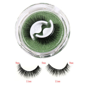 3 Pairs False Eyelashes Self Adhesive Waterproof Reusable No Glue Needed-6