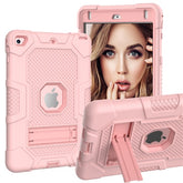 B3 Robot iPad Case Silicone Shockproof Protective Stand Cover For 7.9inch iPad Mini 4/5-RoseGold