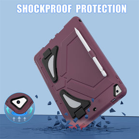 Protective Cover for Samsung Tab A8 with Kickstand Kids Friendly-PlumBlack