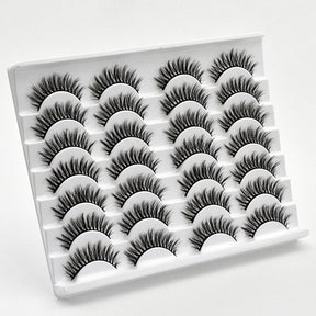 3D Multi-Layer False Eyelashes 14 Pairs Fluffy Cat Eye Lashes-E05