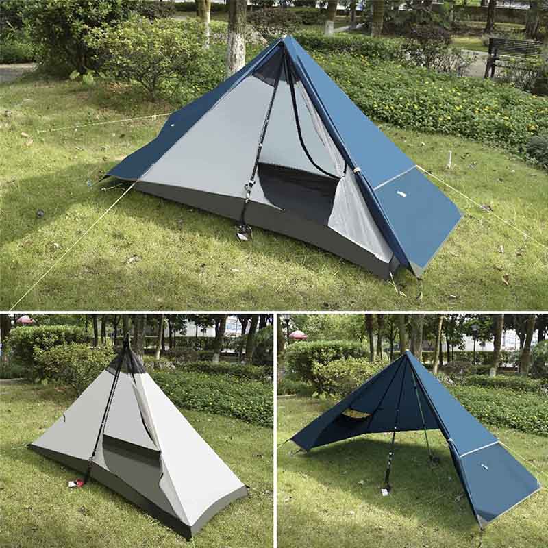 Ultralight Tent 1 Person Backpacking Tent Waterproof for Camping Outdoor Travel