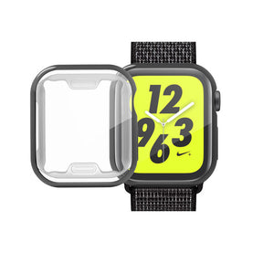 TPU All Around Screen Protective Cover for iWatch SE/6/5/4/3/2/1-Black
