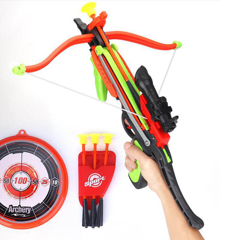 Archery Bow and Arrow Toy for Kids with Target Outdoor Garden Fun Game-J1804N