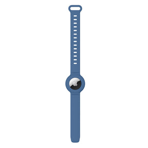 Apple Airtags Watch Strap Silicone Protective Sleeve-Blue
