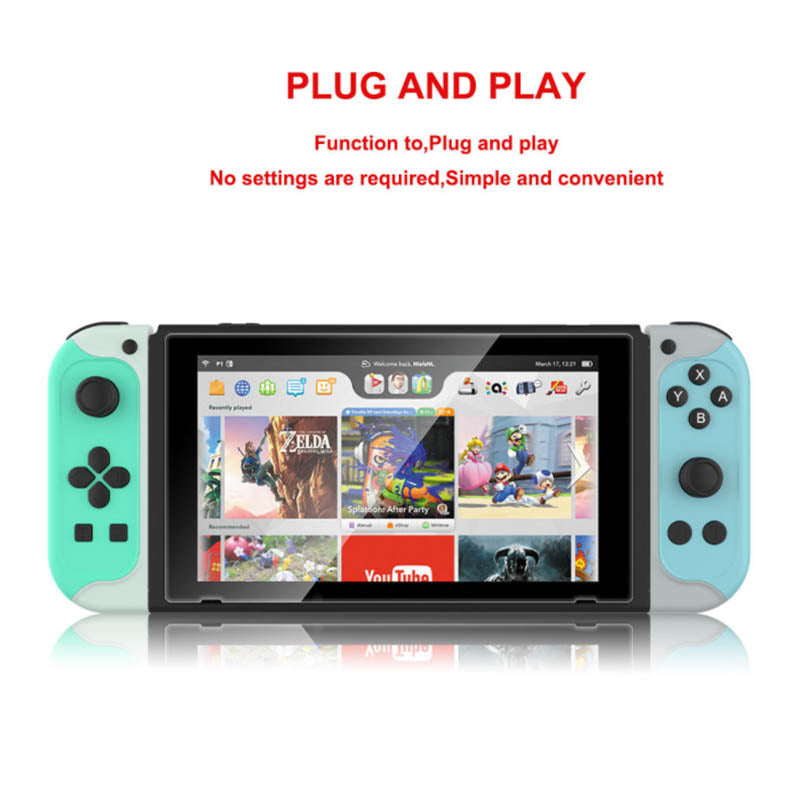 Joy Cons Controller with Dual Vibration for Switch Nintendo-Green