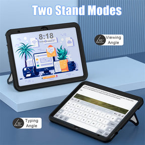 Kids Case Heavy Duty Shockproof with Kickstand for iPad 10th 2022-Black