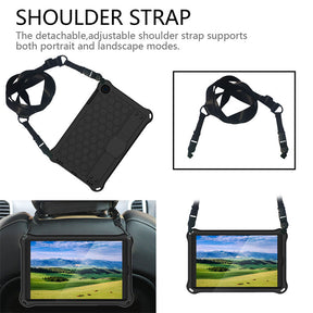 Hive SamSung Tab A 10.1 T510/T515(2019) Tablet Case Durable Stand Cover With Shoulder Strap-Black