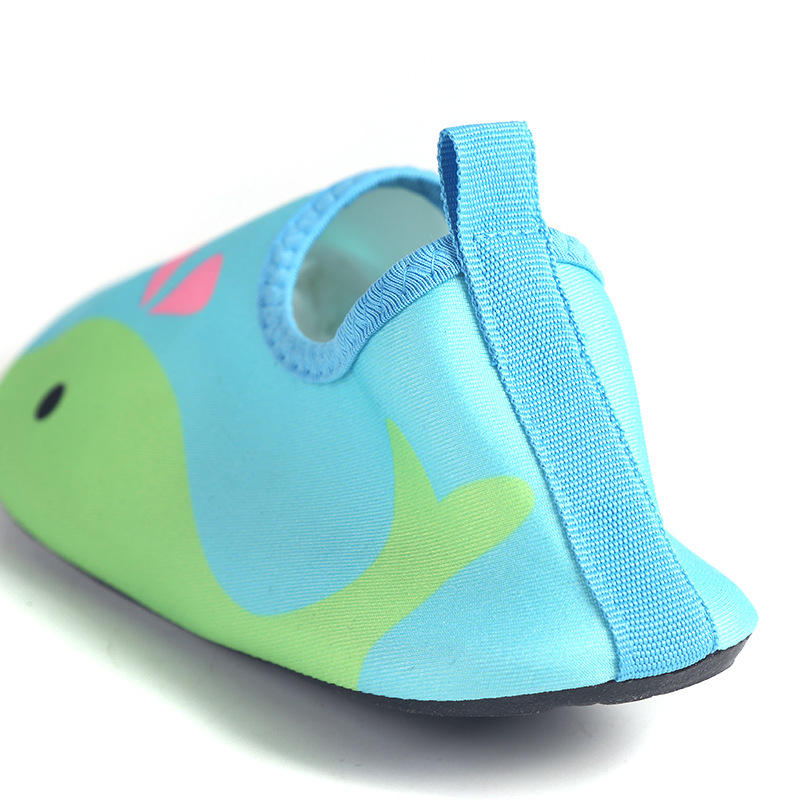 Baby Boys Girls Water Shoes Non-Slip Swim Shoes Barefoot Skin Aqua Socks for Beach-Green