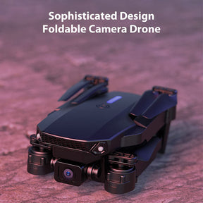 Foldable Drone with 1080P HD Camera RC Quadcopter FPV Live Video with Carrying Case-Bloack