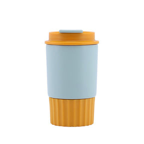 12oz Travel Mug with Leakproof Lid Ideal for Hot/Ice Coffee-Cyan