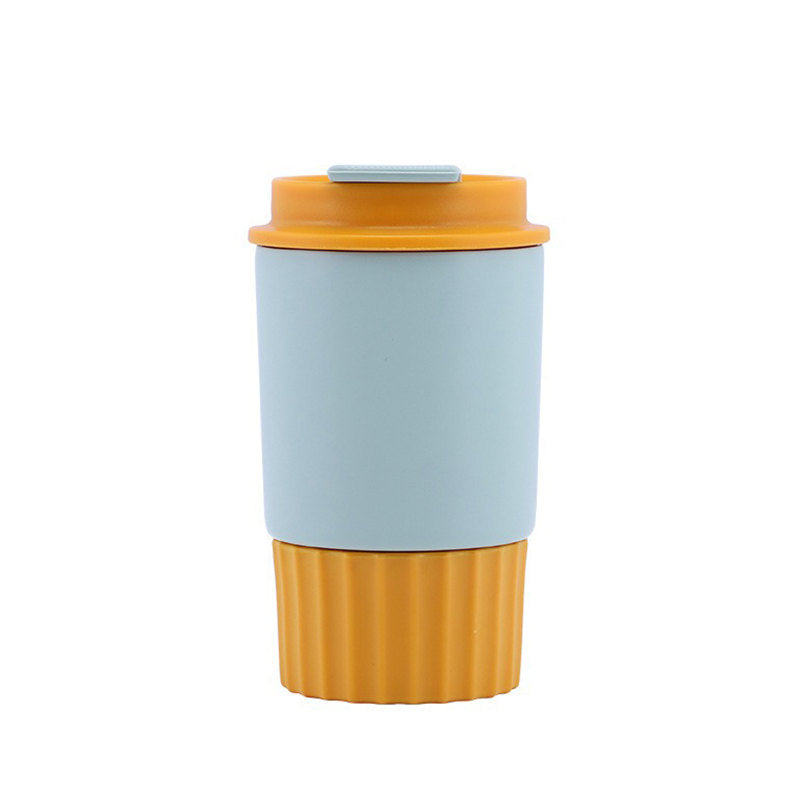 12oz Travel Mug with Leakproof Lid Ideal for Hot/Ice Coffee-Cyan