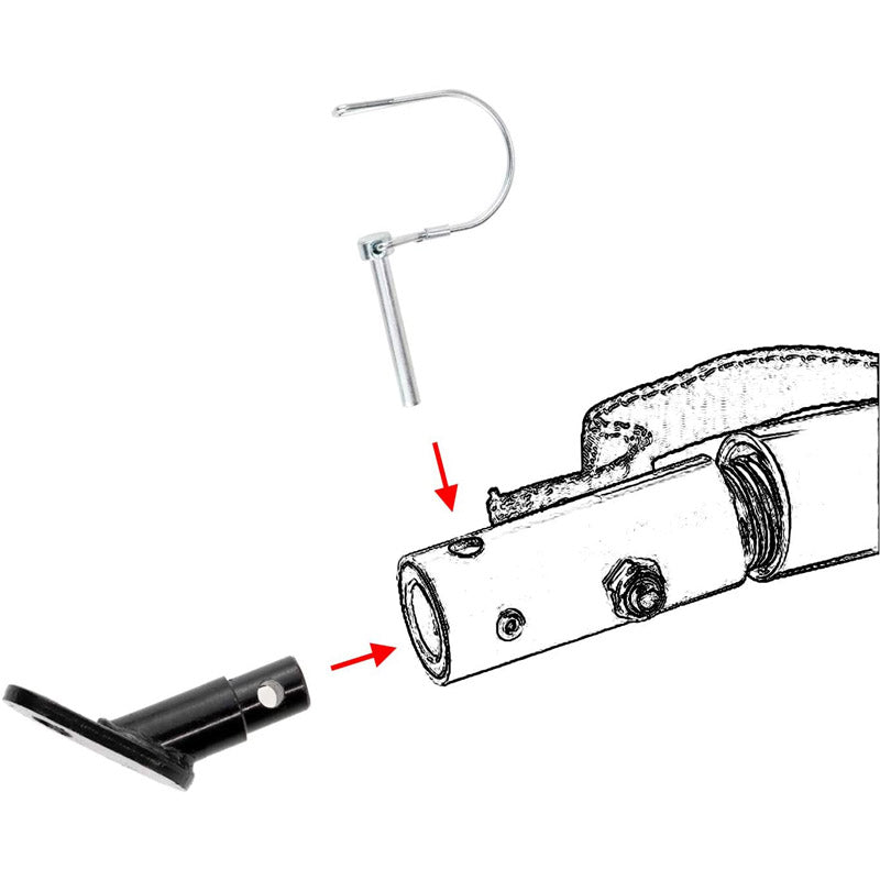 Bike Trailer Hitch Connector Cycling Adapter Accessories for Children's Cargo Trailers
