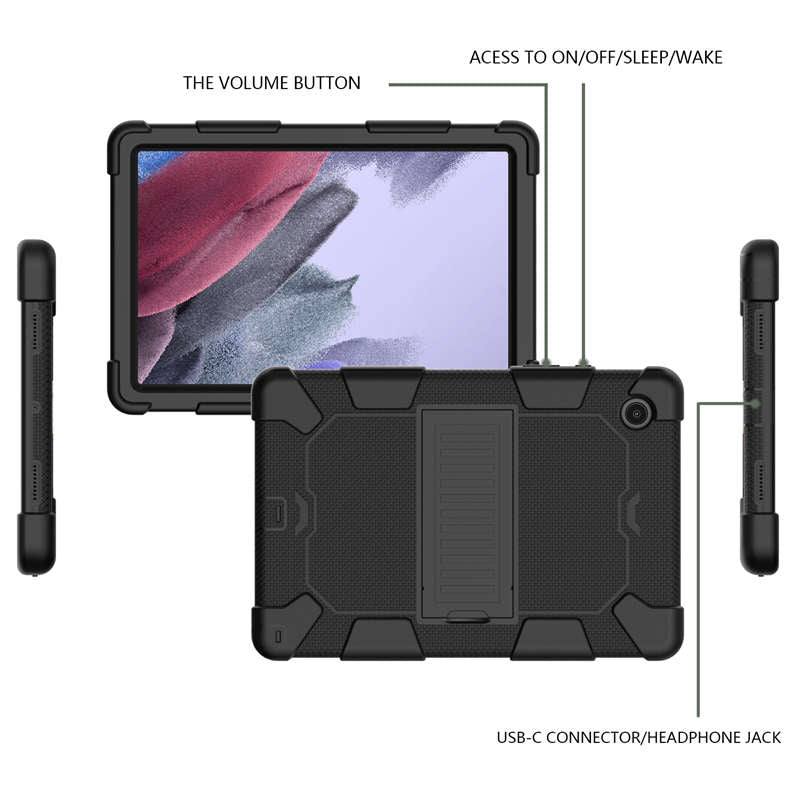 Samsung Tablet Case For Galaxy Tab A8 10.5inch 2021 (SM-X200/SM-X205/SM-X207)-Black