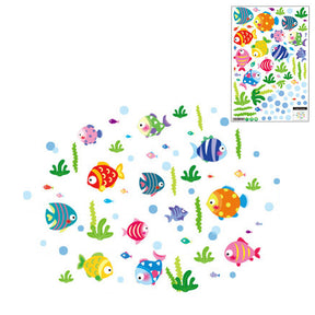 Creative Cartoon Removable 3D Wall Stickers Small Fish Decoration For Children Room-06