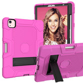 B3 Robot iPad Case Silicone Shockproof Protective Stand Cover For iPad Air4/Air5 10.9 2020-RoseRed&Black