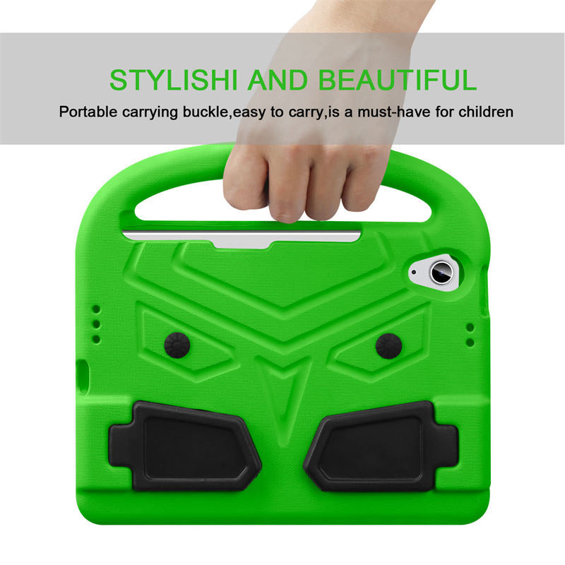 Sparrow iPad Case Kids Safe Shockproof Handle Stand Cover For Mini6-Green