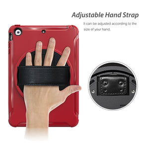 Spider Man 3-Layer Multi-Function Case Hand Strap Tablet Shell 7.9 inch For iPad Mini 1/2/3-Red