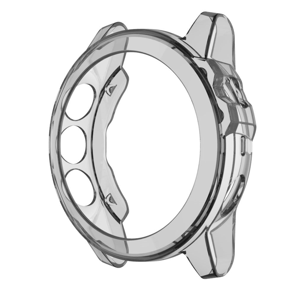 TPU Transparent Frame Case For Garmin Fenix 5X-Gray