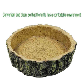 Reptile Food Bowl Habitat Breeding Box for Amphibians-GD014