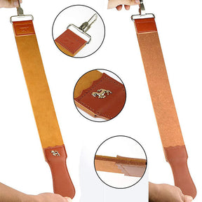 Straight Razor Strap Leather Sharpening Strap-Brown