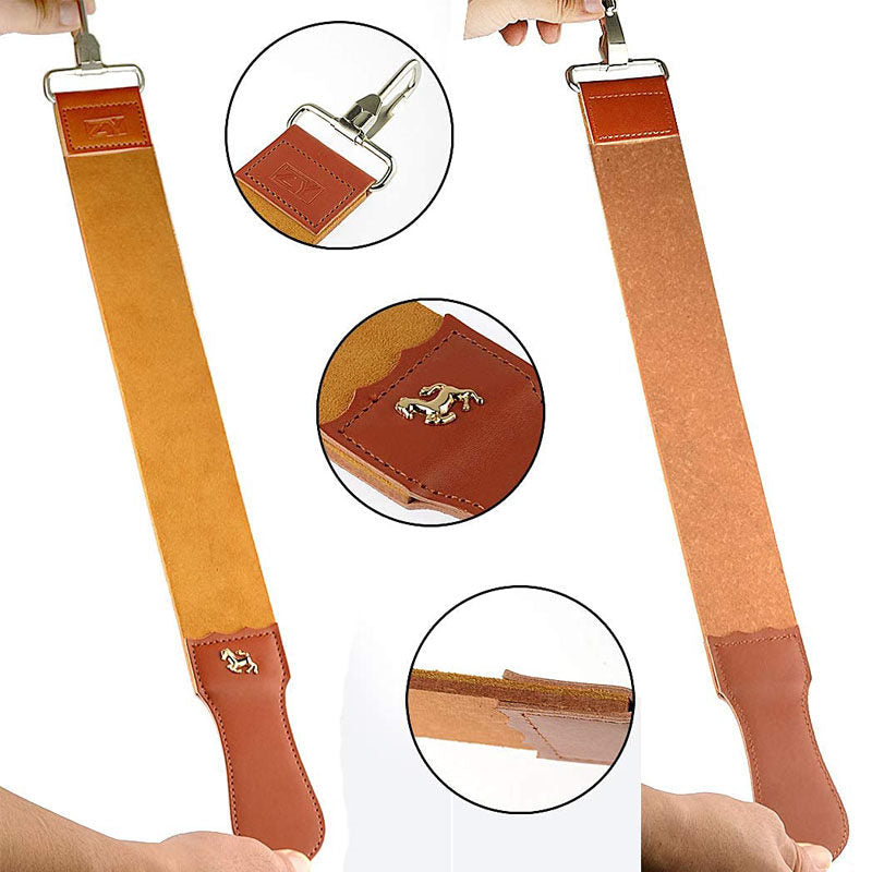 Straight Razor Strap Leather Sharpening Strap-Brown