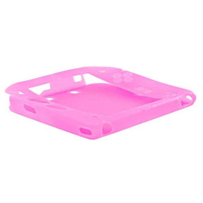 Protective Soft Silicone Rubber Skin Case Cover for Nintendo 2DS-Pink