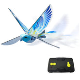 Kids Flying Remote Control Bird Toy with Bionic Flapping Wings-Blue