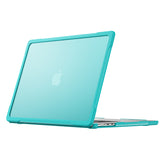 Shockproof Case Solid Color Compatible with Macbook Air 15 2023 A2941-LightBlue