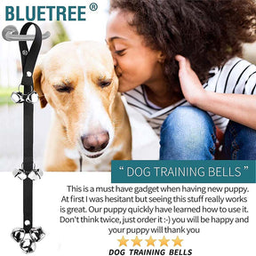 2Packs Dog Doorbells Pets Outgoing Alarm Bell Adjustable Training Duide Dog Bell