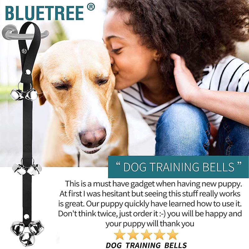 2Packs Dog Doorbells Pets Outgoing Alarm Bell Adjustable Training Duide Dog Bell